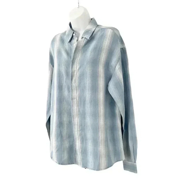 NWT RtA Sierra Shirt Blue Plaid size XS - Picture 2 of 11